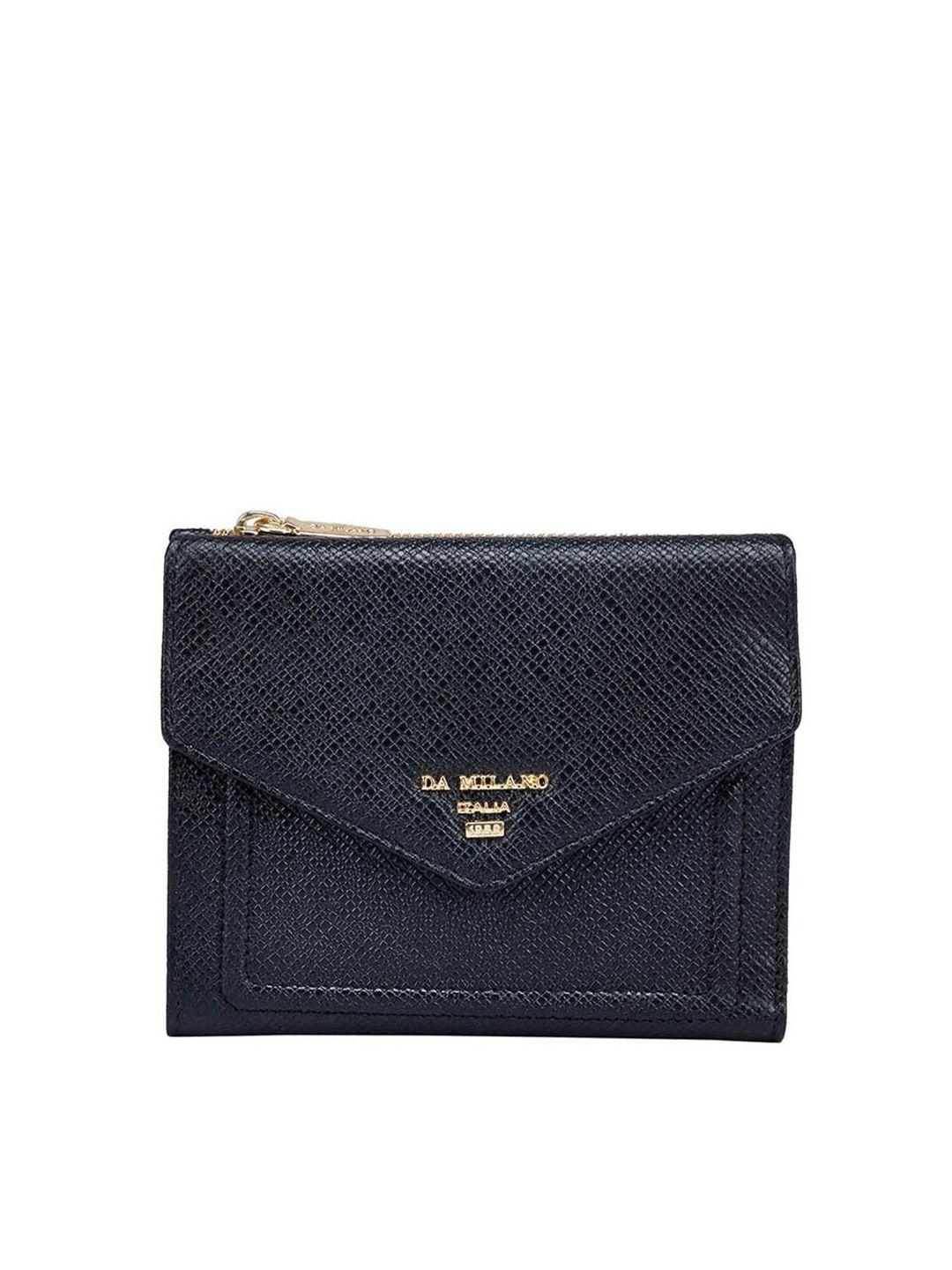 da milano women textured leather envelope