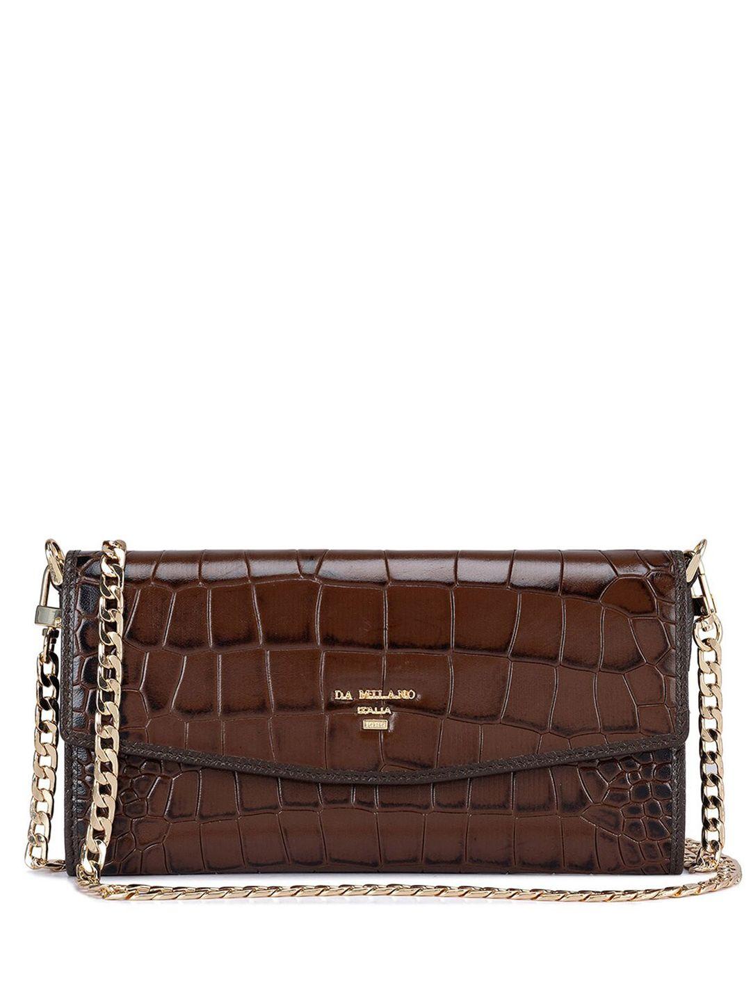 da milano women textured leather envelope