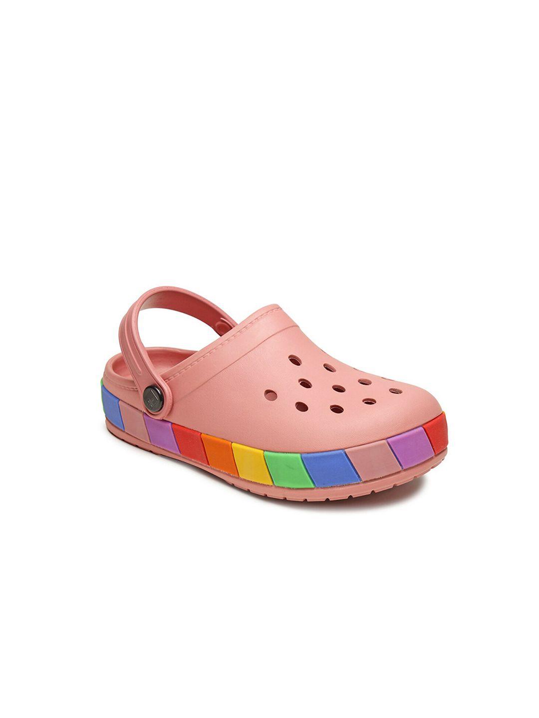 da naturo italy kids colourblocked slip on clogs