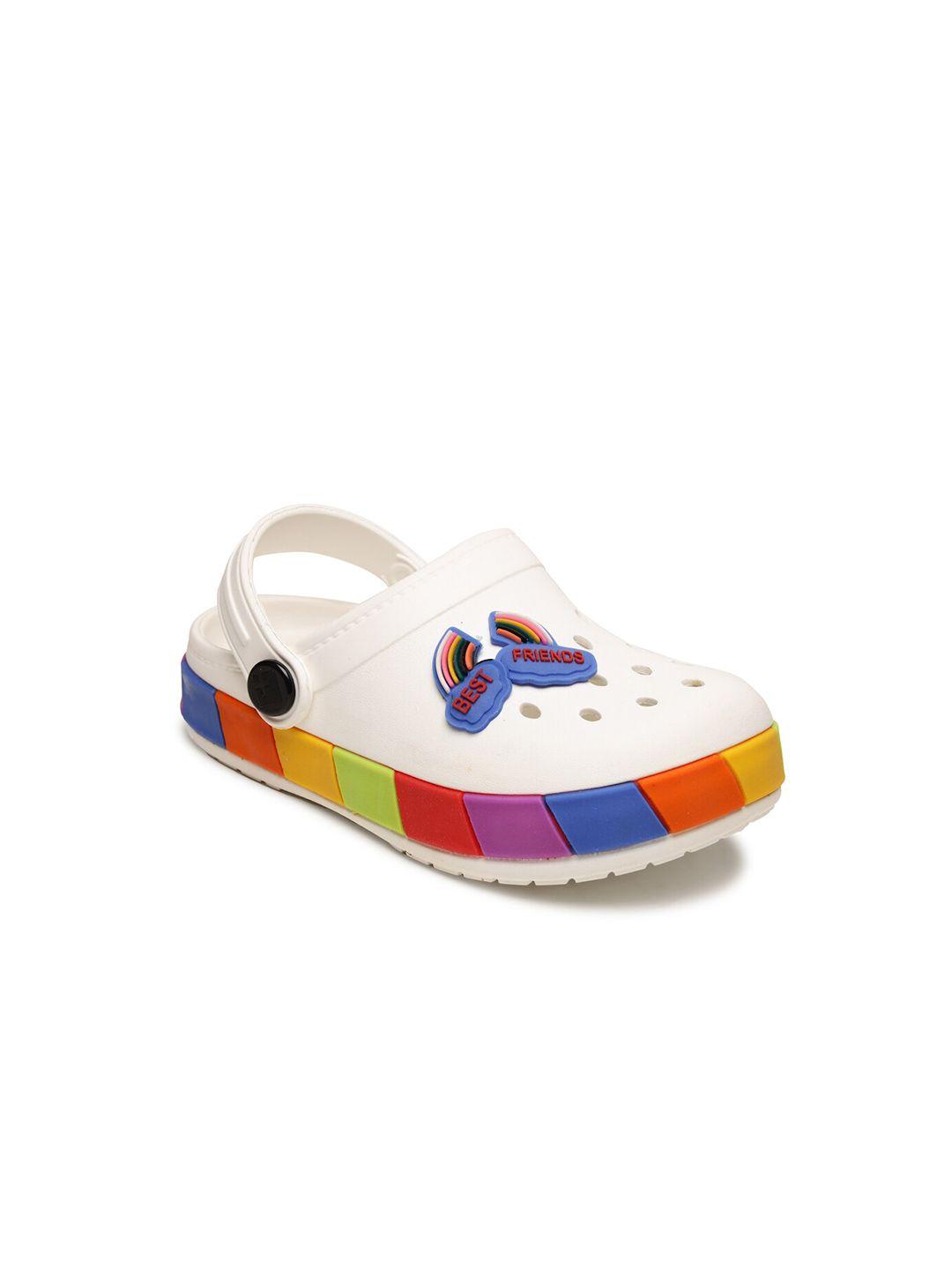 da naturo italy kids colourblocked slip on clogs