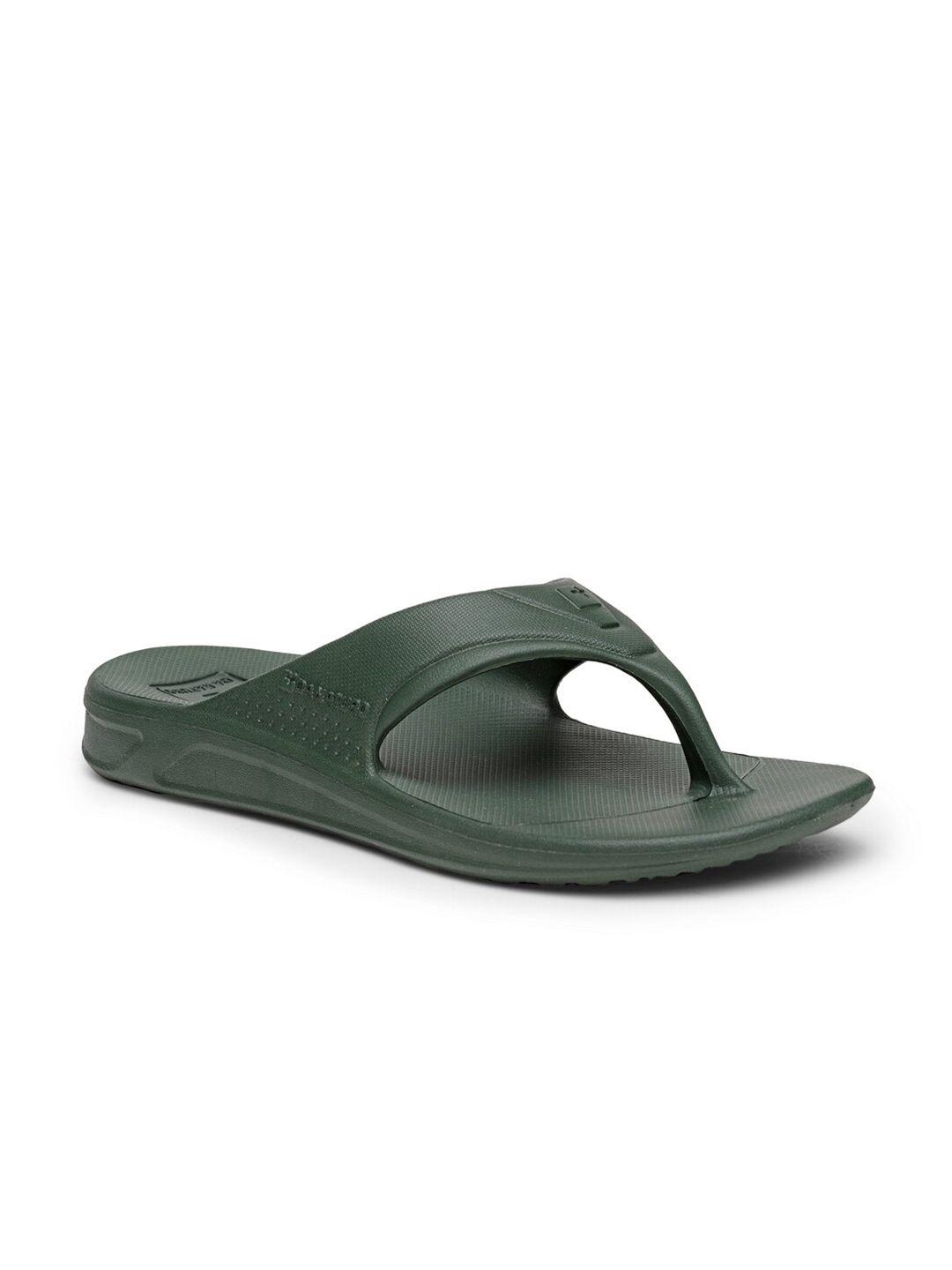 da naturo italy men green rubber thong flip-flops