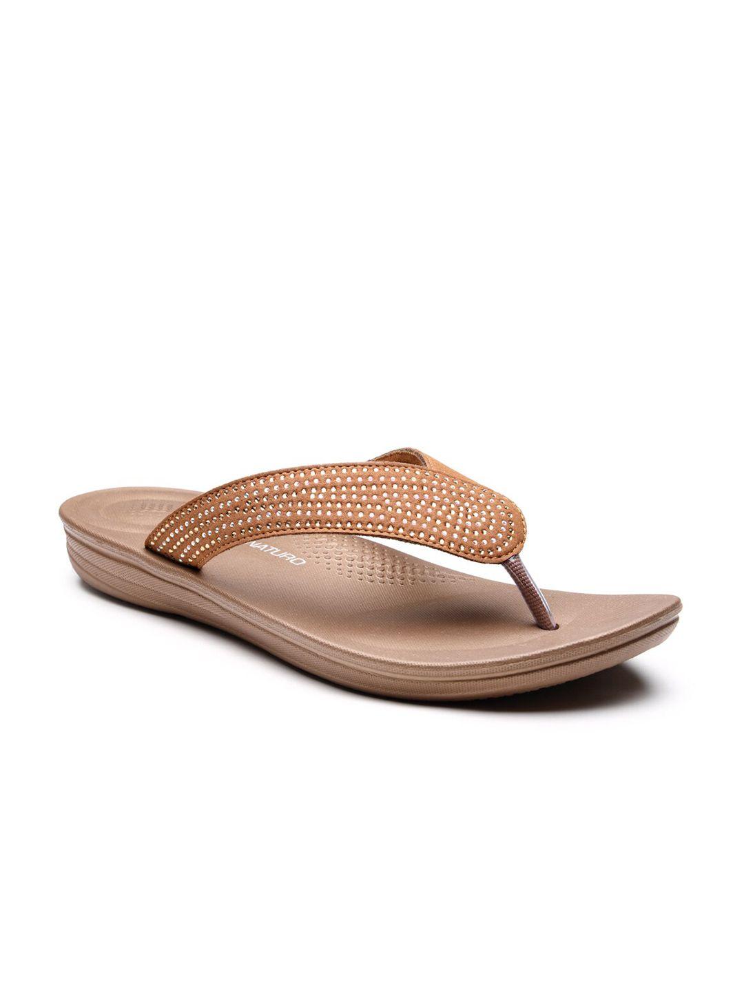 da naturo italy women brown & white rubber slip-on