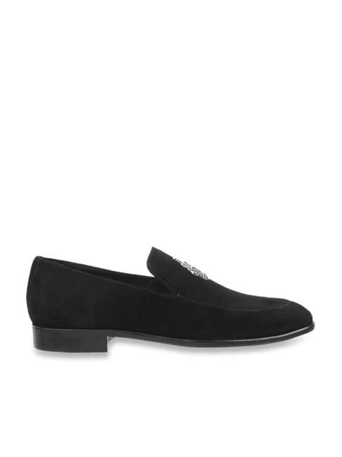 da vinchi by metro men's black casual loafers