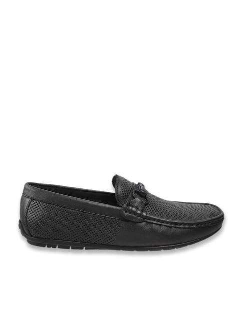 da vinchi by metro men's black casual loafers