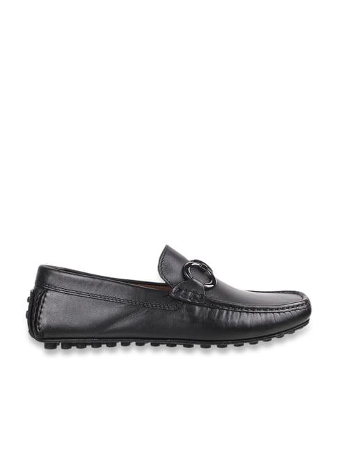 da vinchi by metro men's black casual loafers