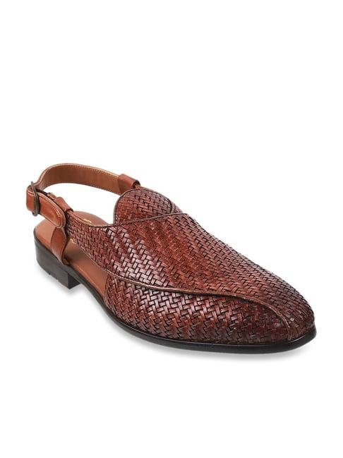 da vinchi by metro men's brown back strap sandals