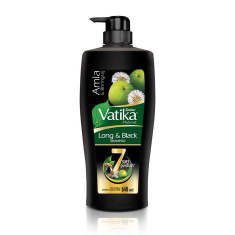 dabur vatika long and black shampoo 640ml