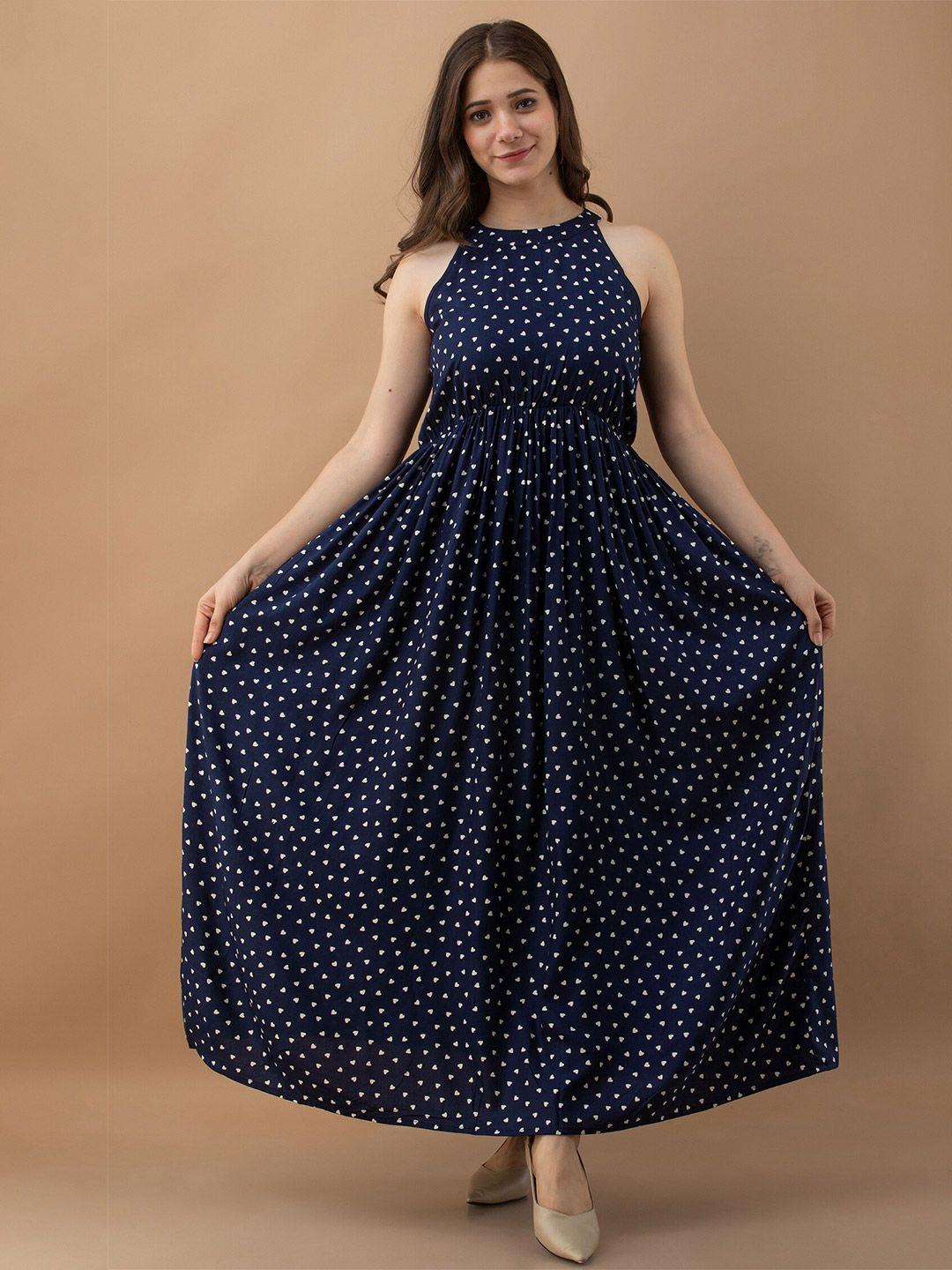 daevish blue maxi dress