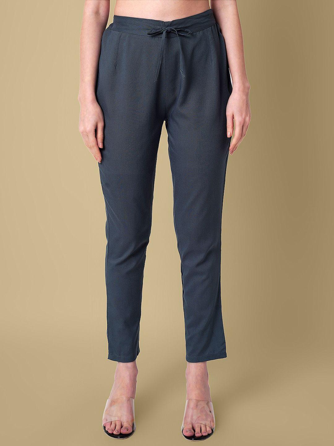 daevish women comfort straight fit trousers