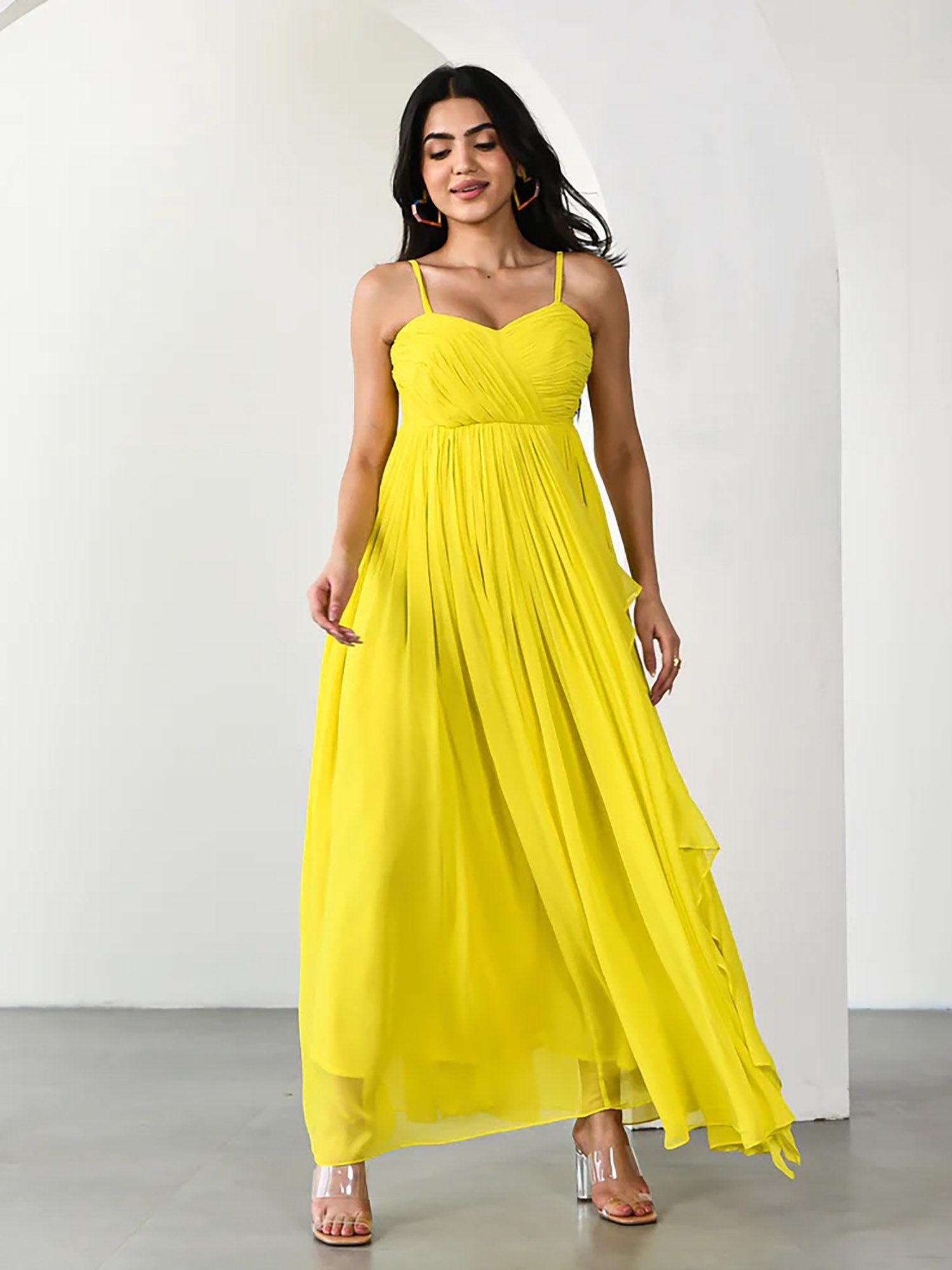 daffodil dream long dress