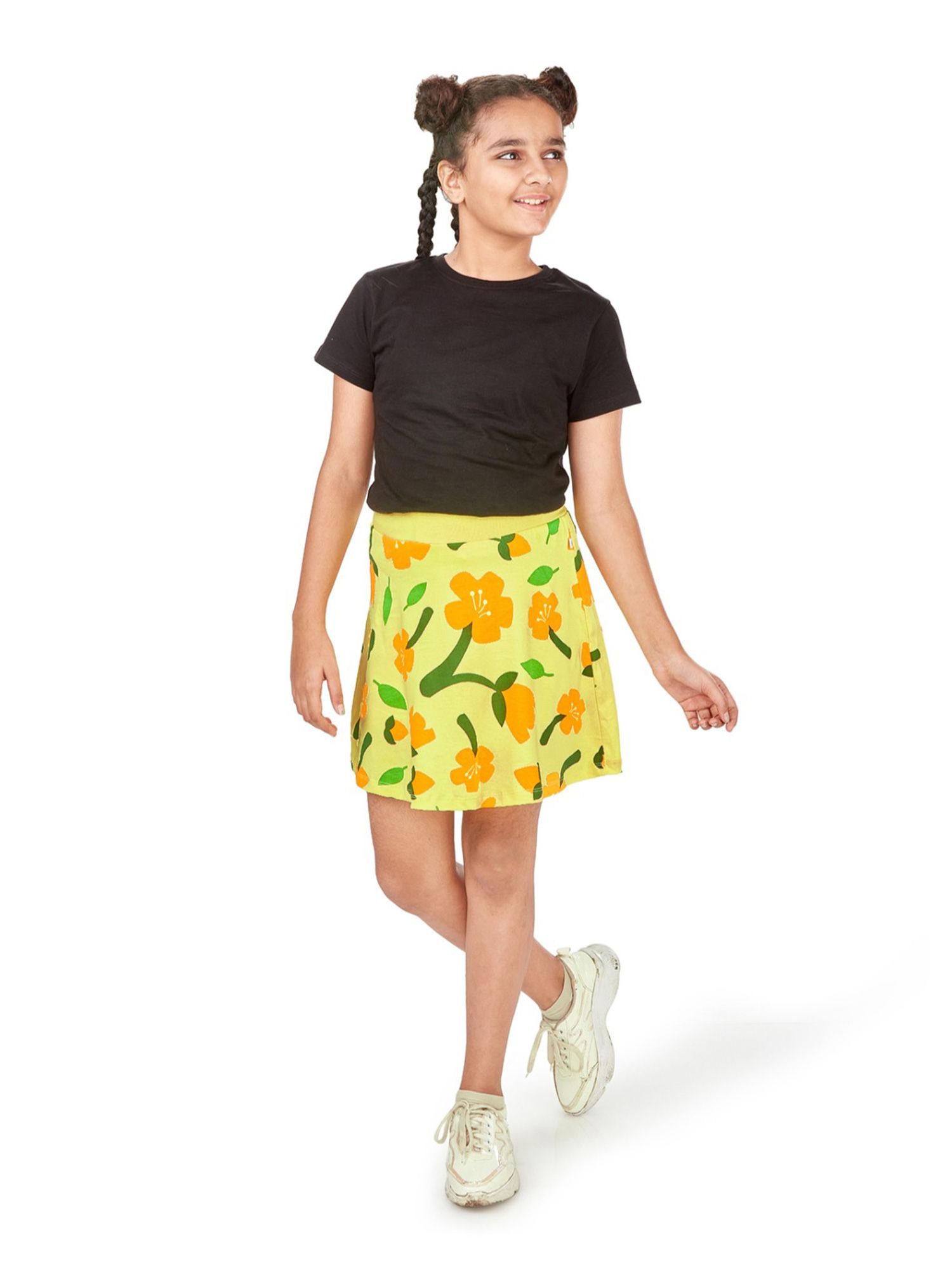 daffodils skater skirt and top (set of 2)