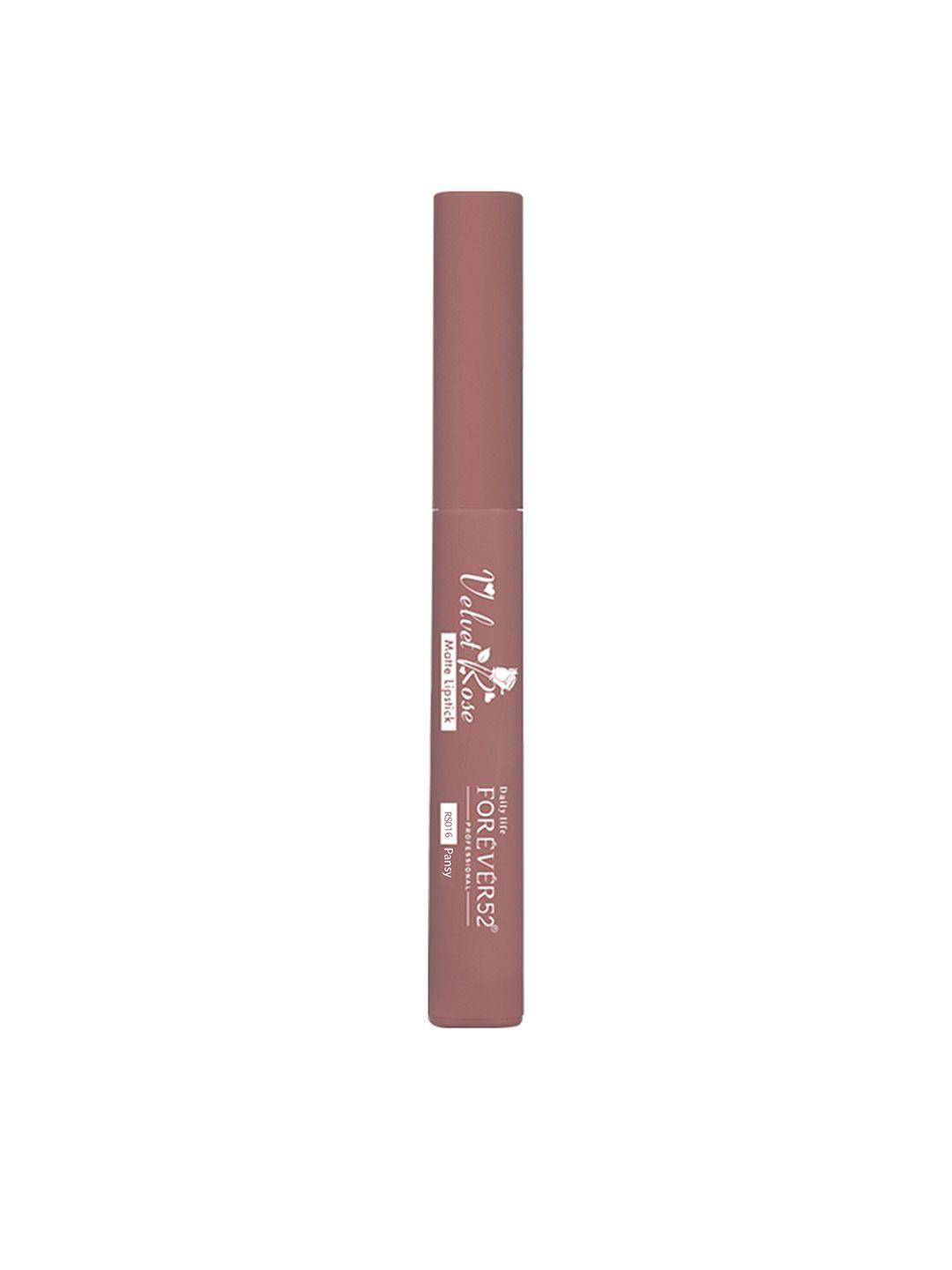 daily life forever52 brown velvet rose matte lipstick