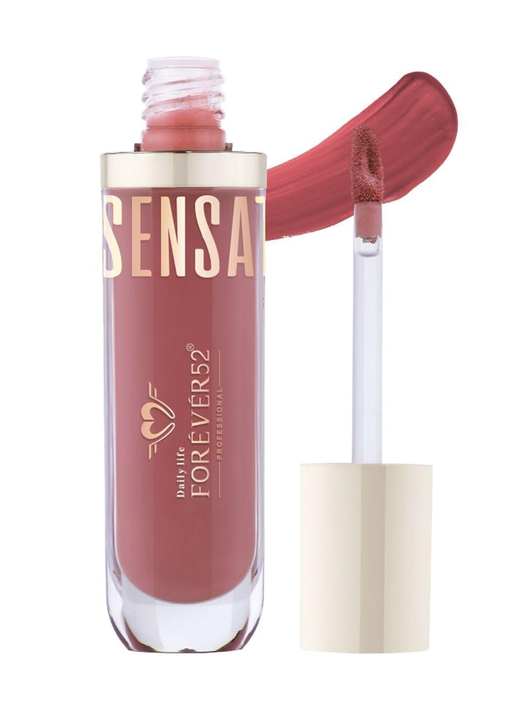 daily life forever52 sensational long lasting liquid lipstick 6ml - sepia brown 009
