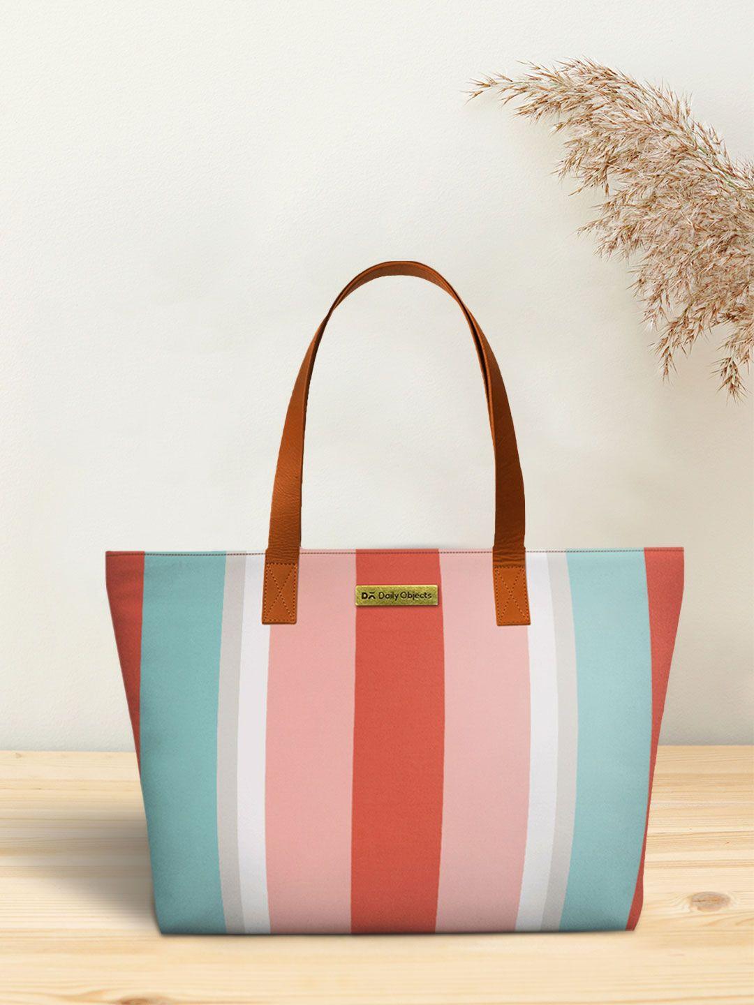 dailyobjects multicoloured striped shoulder bag