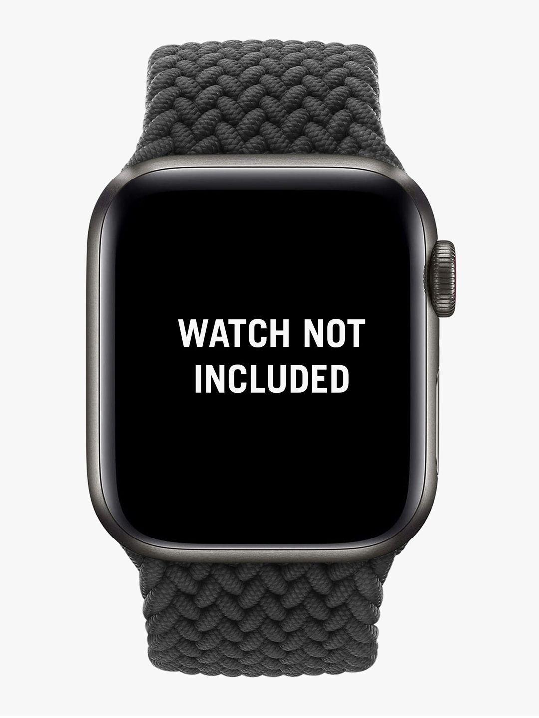dailyobjects charcoal grey braided solo loop apple watchband