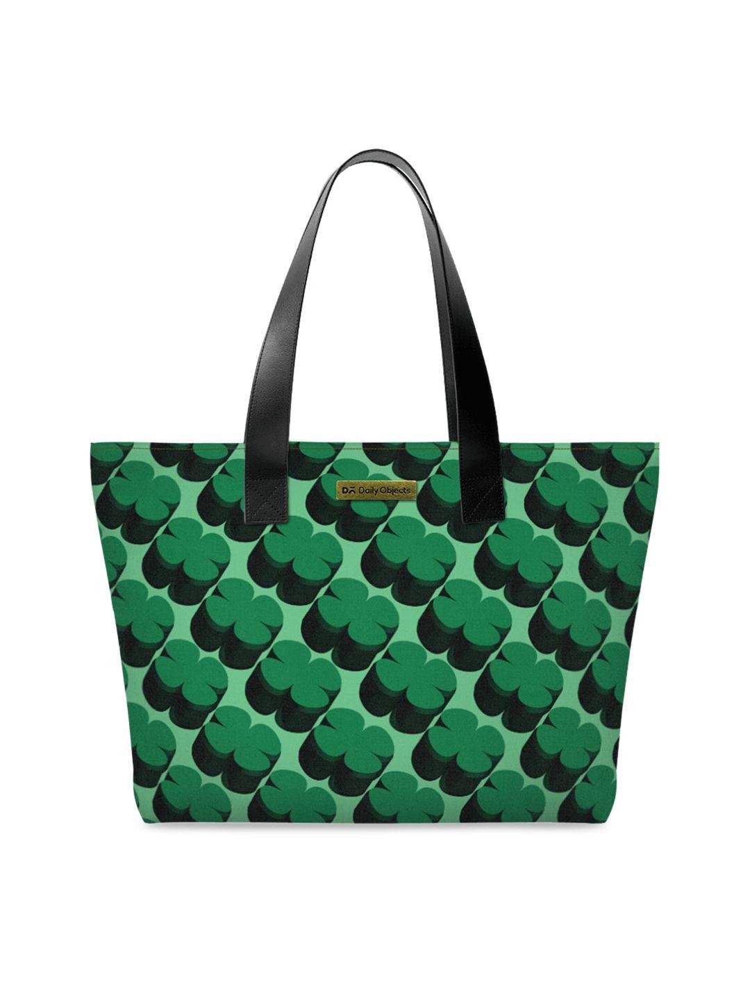 dailyobjects multicoloured geometric printed oversized shopper tote bag