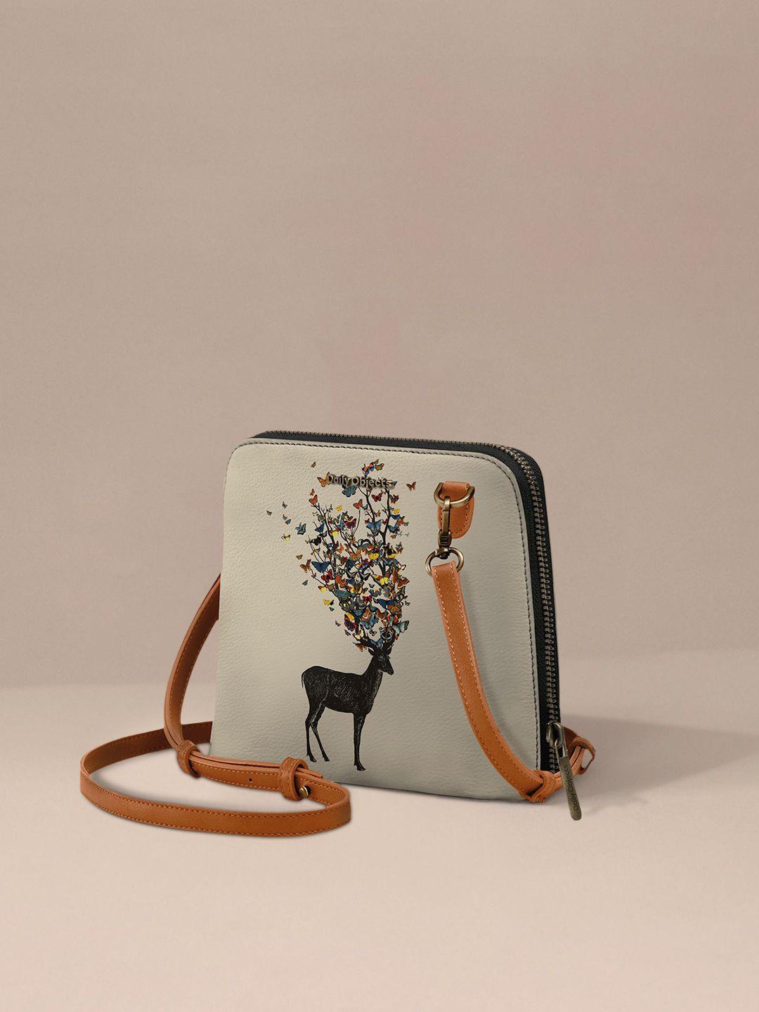 dailyobjects multicoloured printed sling bag