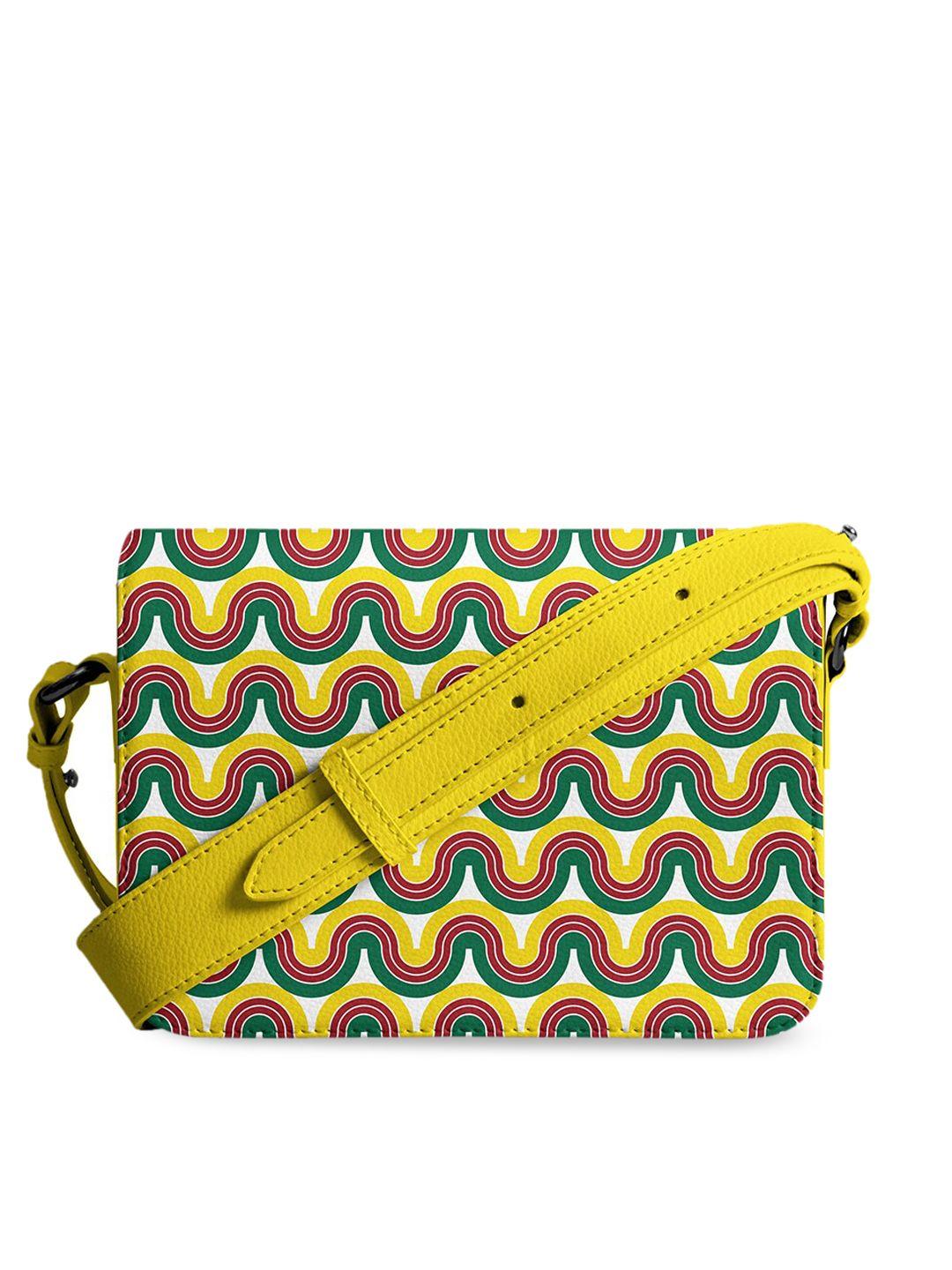 dailyobjects multicoloured pu shopper sling bag with tasselled