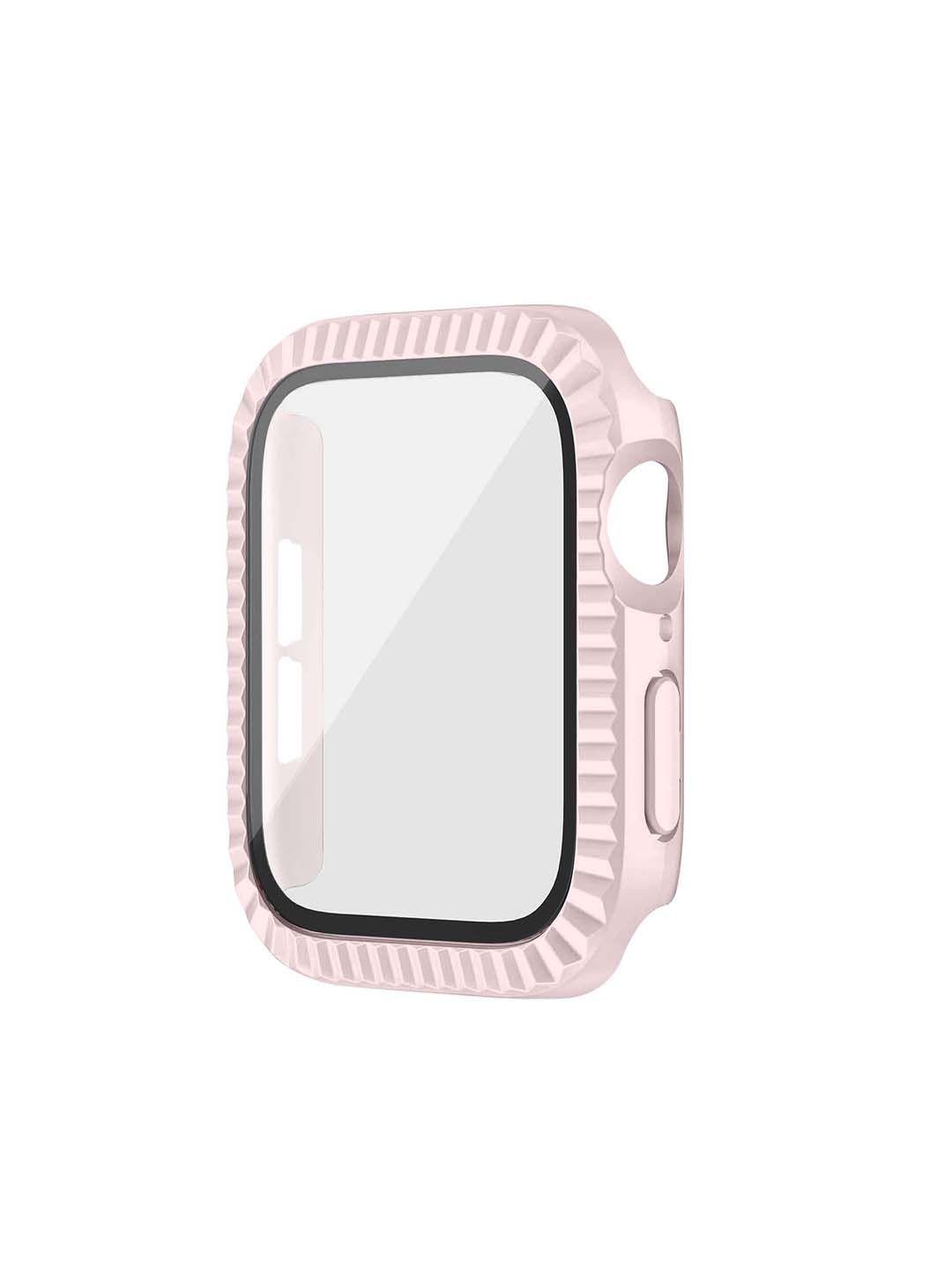 dailyobjects ribbed fit apple watch series case with screen protector straps