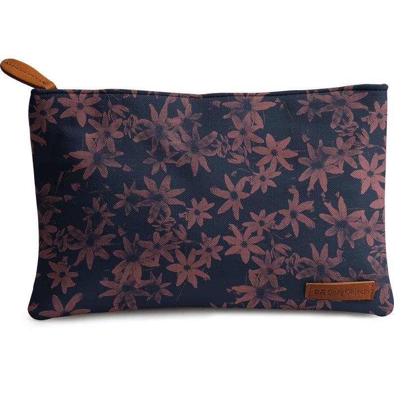 dailyobjects rusted flowers carry-all pouch medium