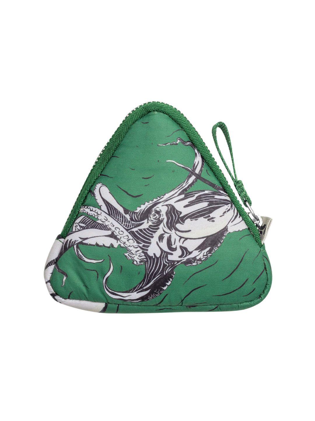 dailyobjects squid printed triangle shaped pouch