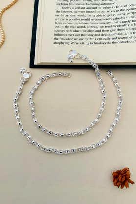 dailywear silver plated anklet