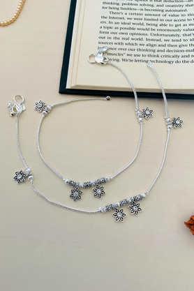 dailywear silver plated anklet