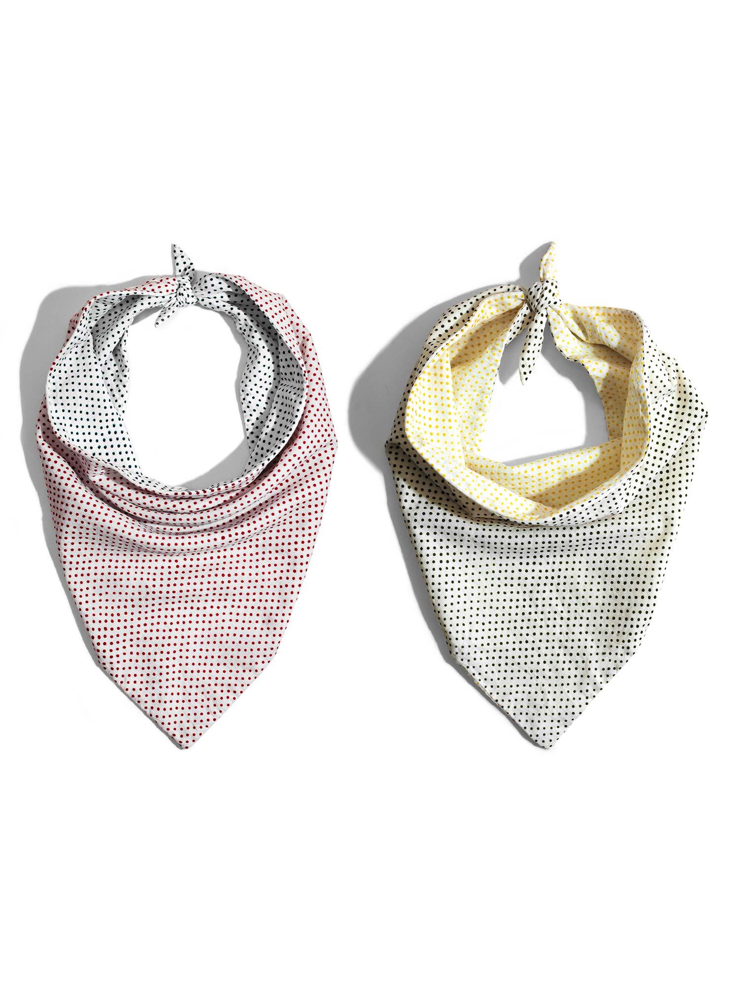 dainty polka bandana mask (pack of 2)