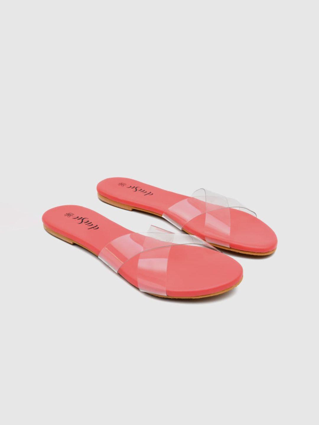 daisie women coral mules with bows flats