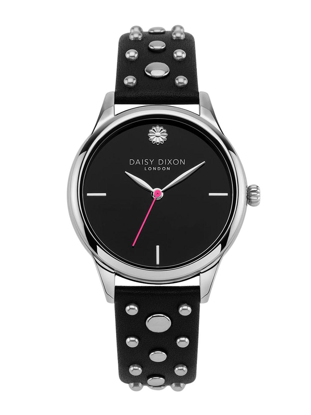 daisy dixon women dial leather straps analogue watch d dd179b