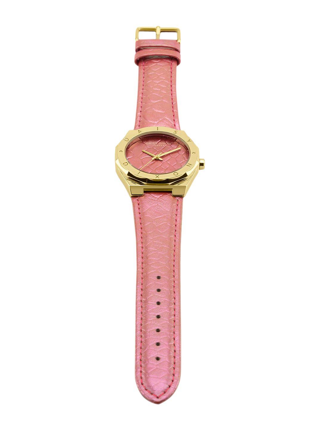 daisy dixon women leather straps analogue watch d dd177op