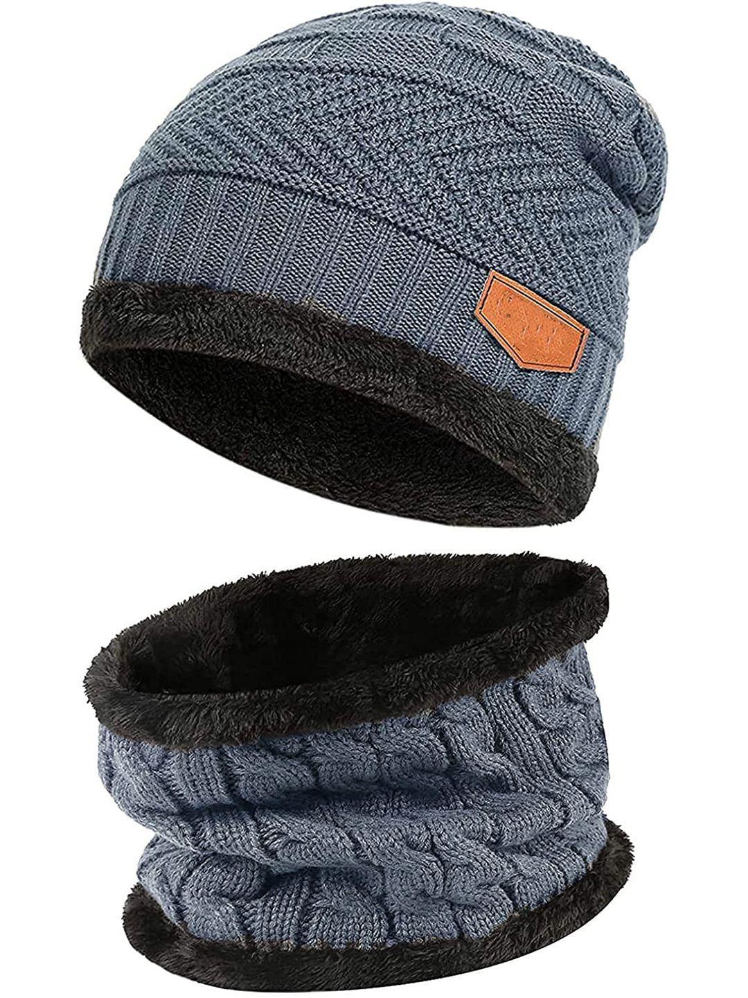 daluci self design woollen beanie