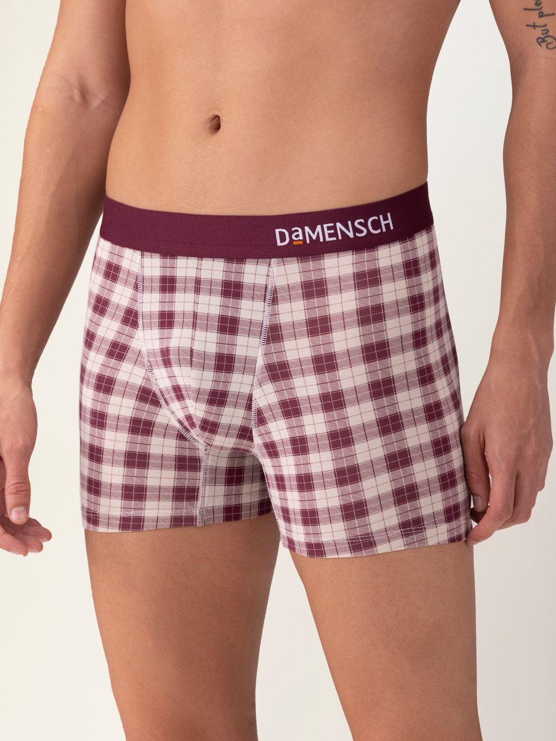 damensch men anti bacterial checked deo-soft deodorizing trunk