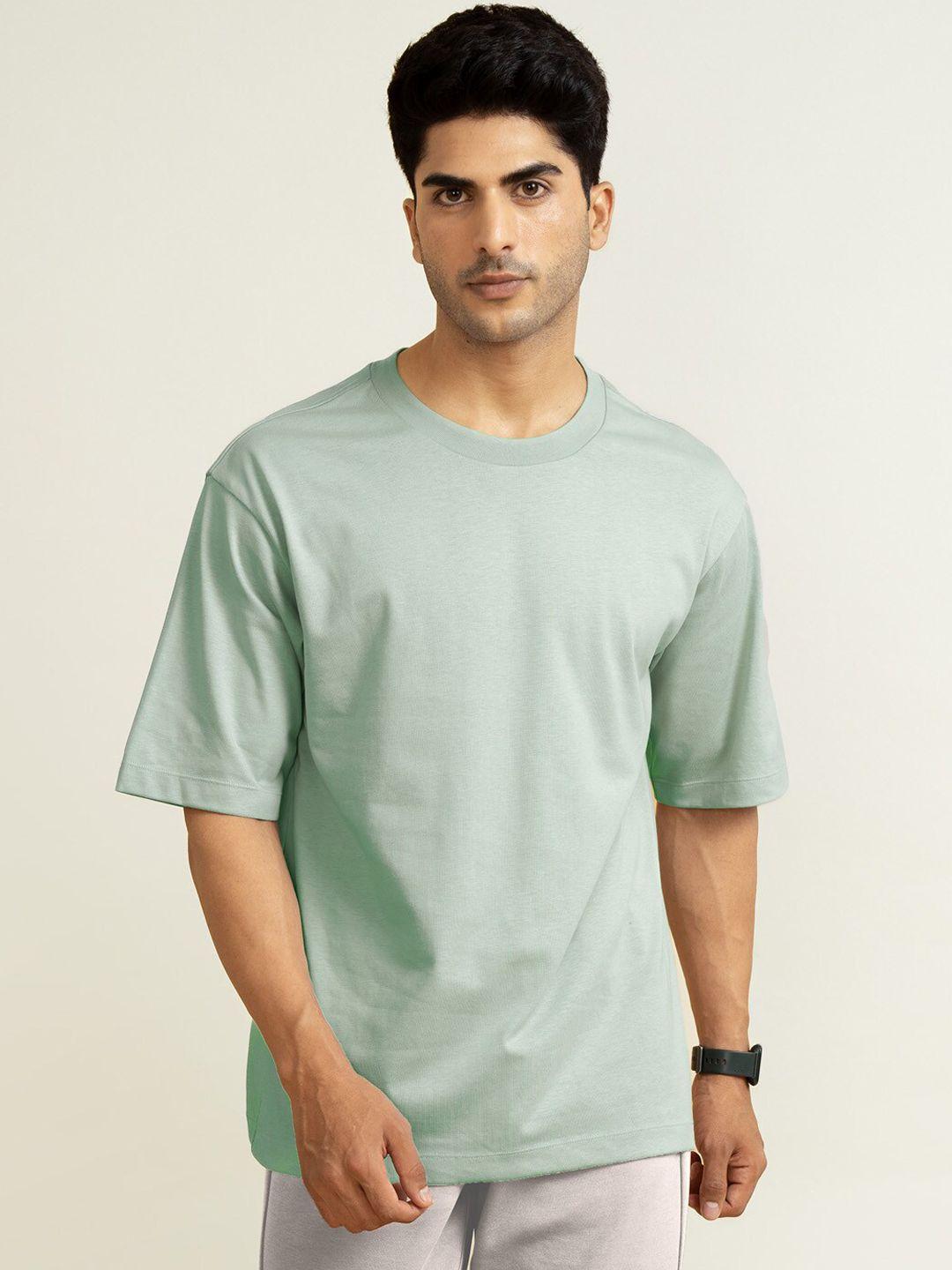 damensch drop-shoulder sleeves high iq dyes cotton oversized t-shirt