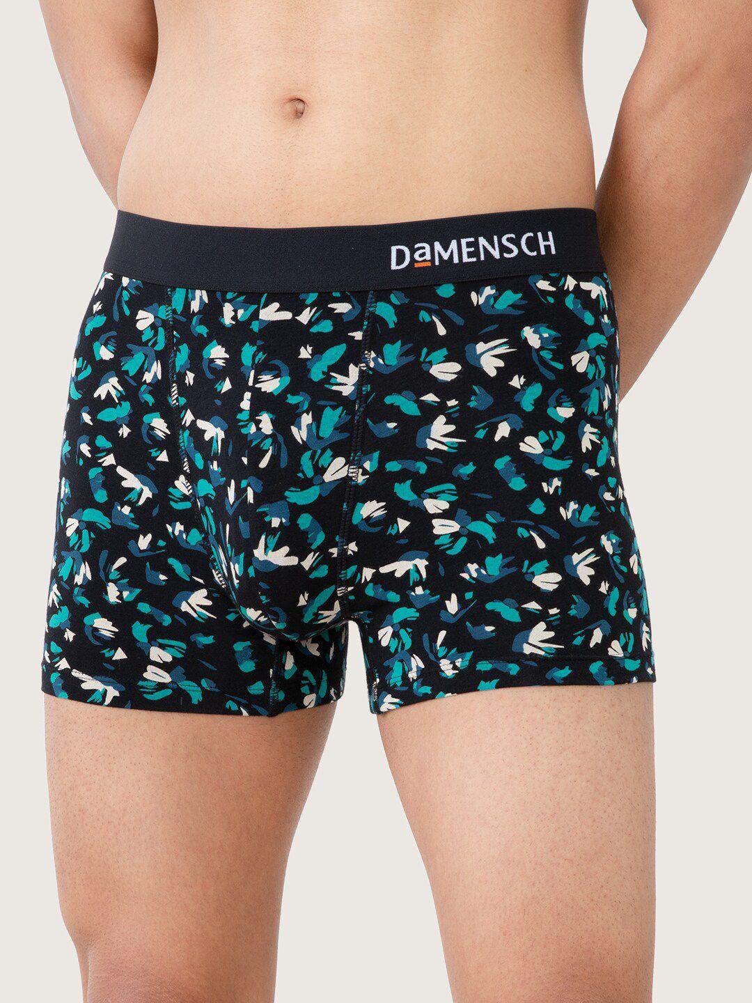 damensch men black & green printed deo soft deodorizing trunk da3-abs-t-tpl