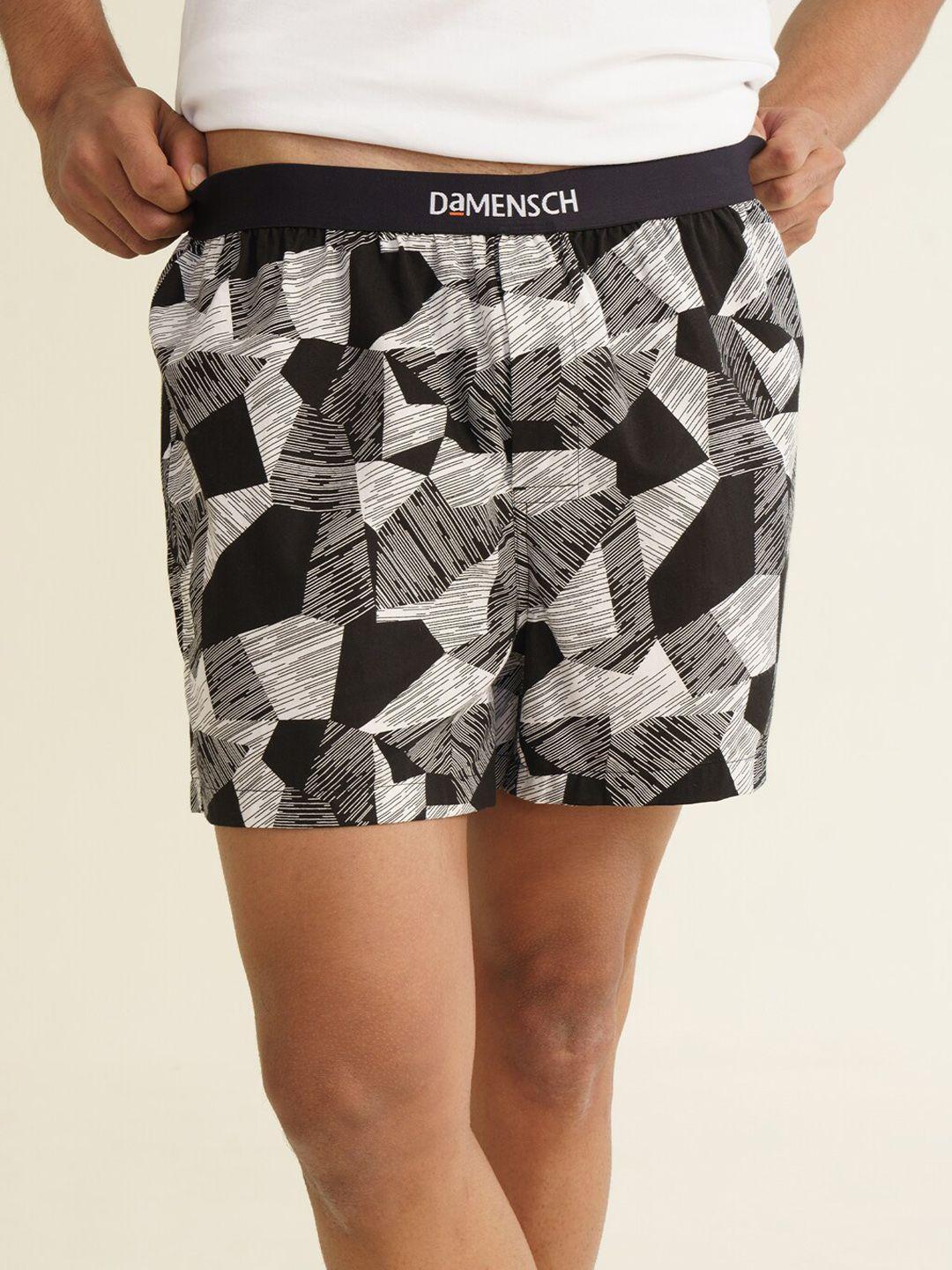 damensch men breeeze ultralight pure cotton inner boxers ib1002-blkpuz