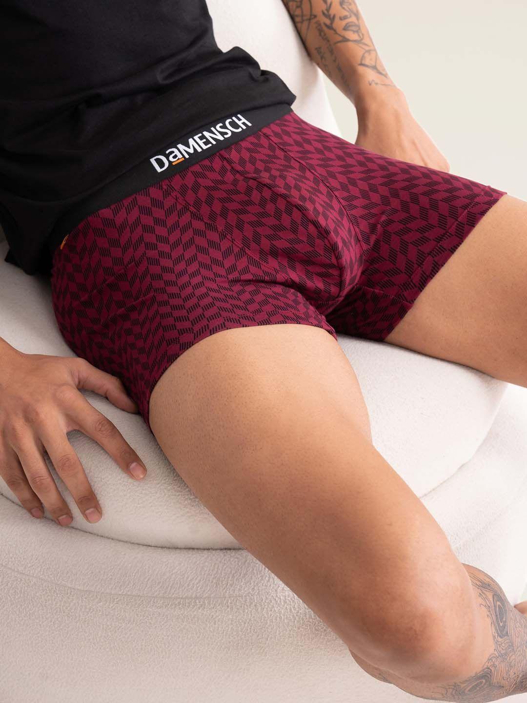 damensch men deo-cotton anti-bacterial moisture-free trunks