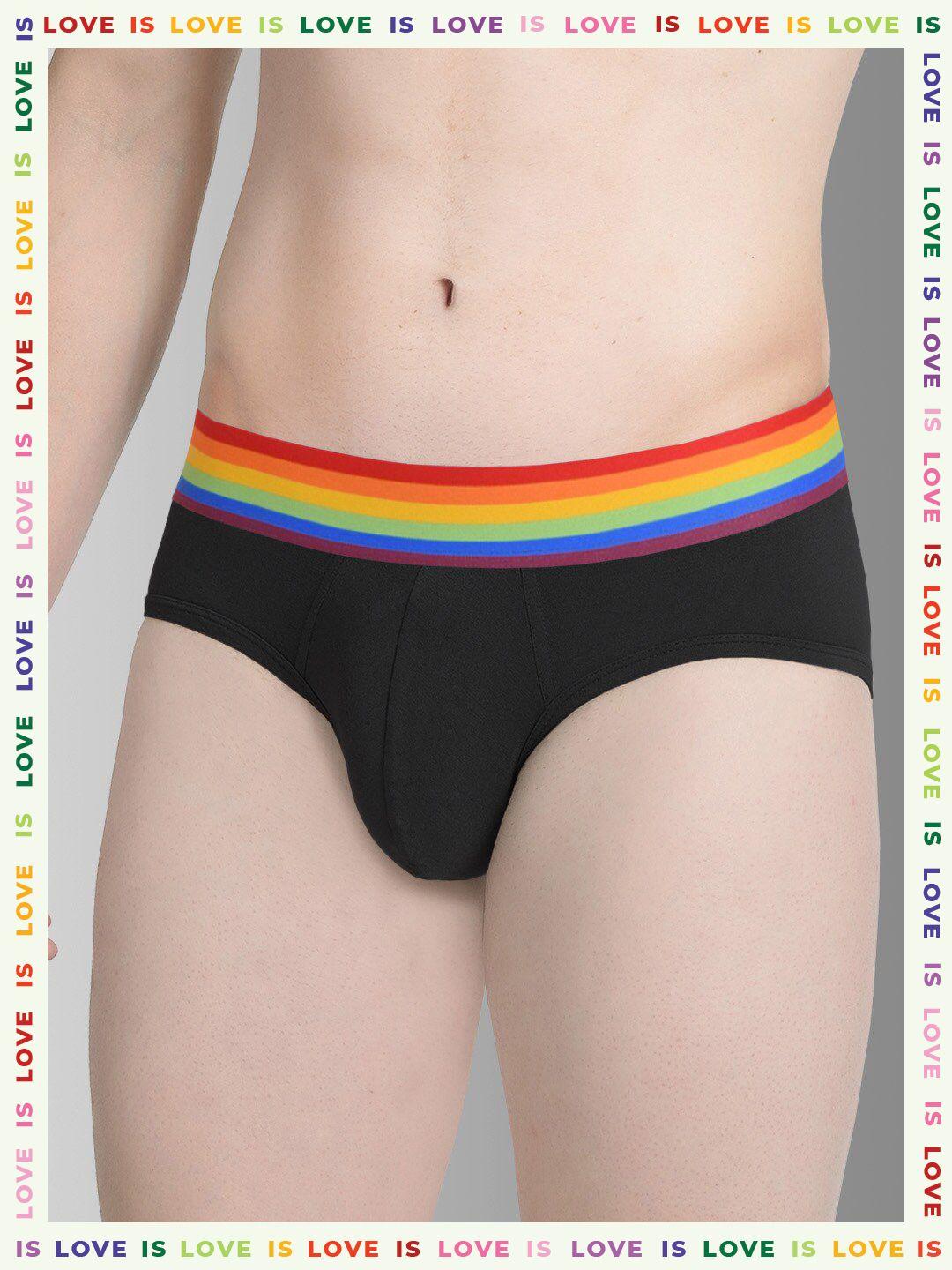 damensch men deo-soft anti bacterial micro modal pride collection briefs dam-pr2-b-wb