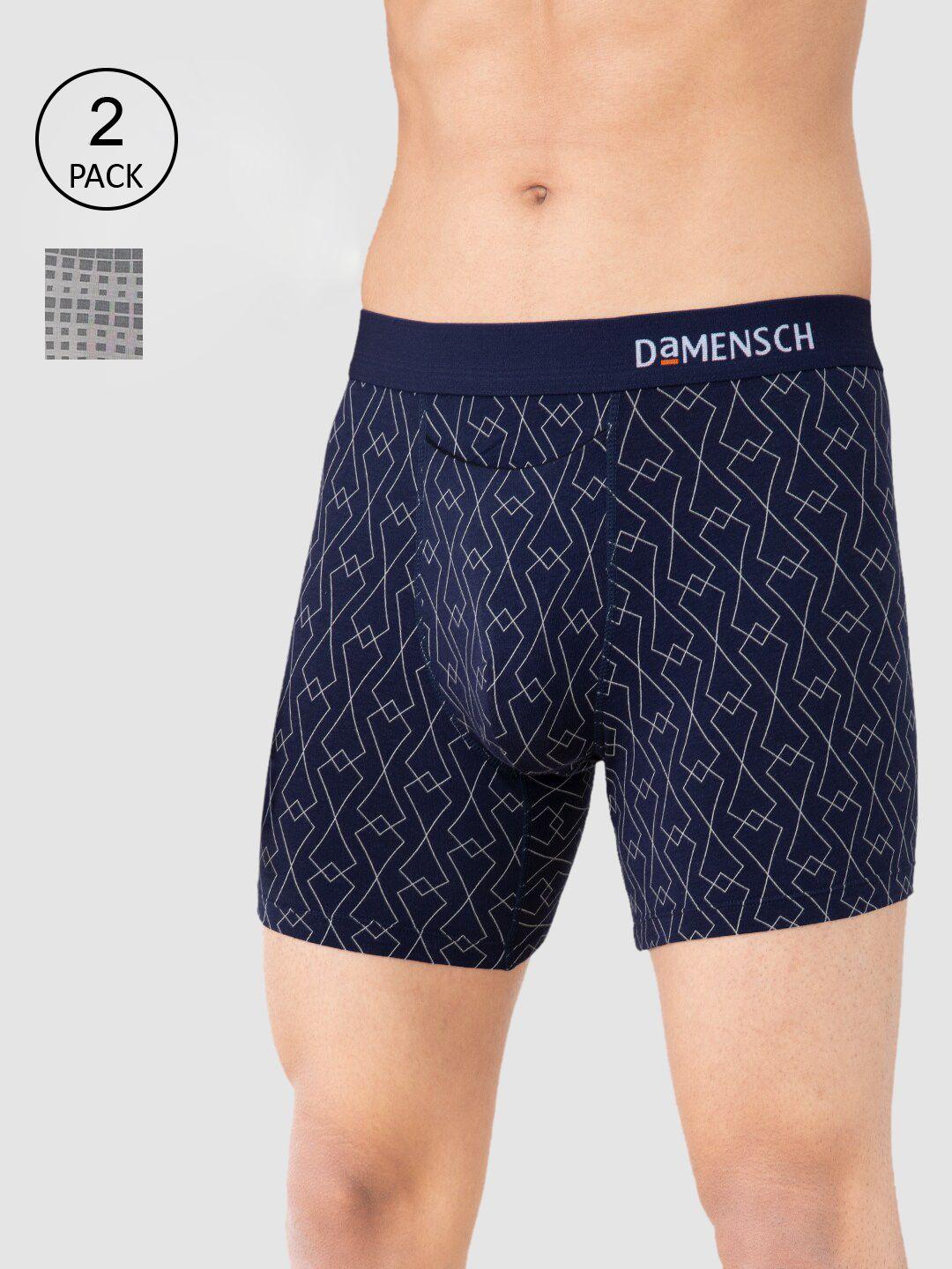 damensch men pack of 2 deo-soft deodorizing modal boxer-style briefs dam-prin-bb-nyk-ds