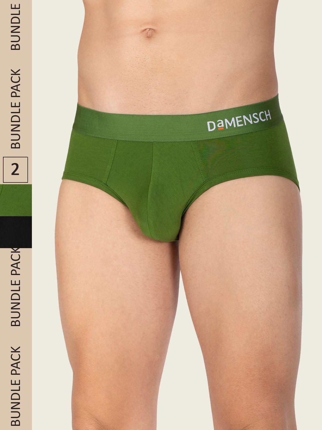 damensch men pack of 2 odour-cancel supima modal briefs dam-ne-pop-b-ca-od-pack-2