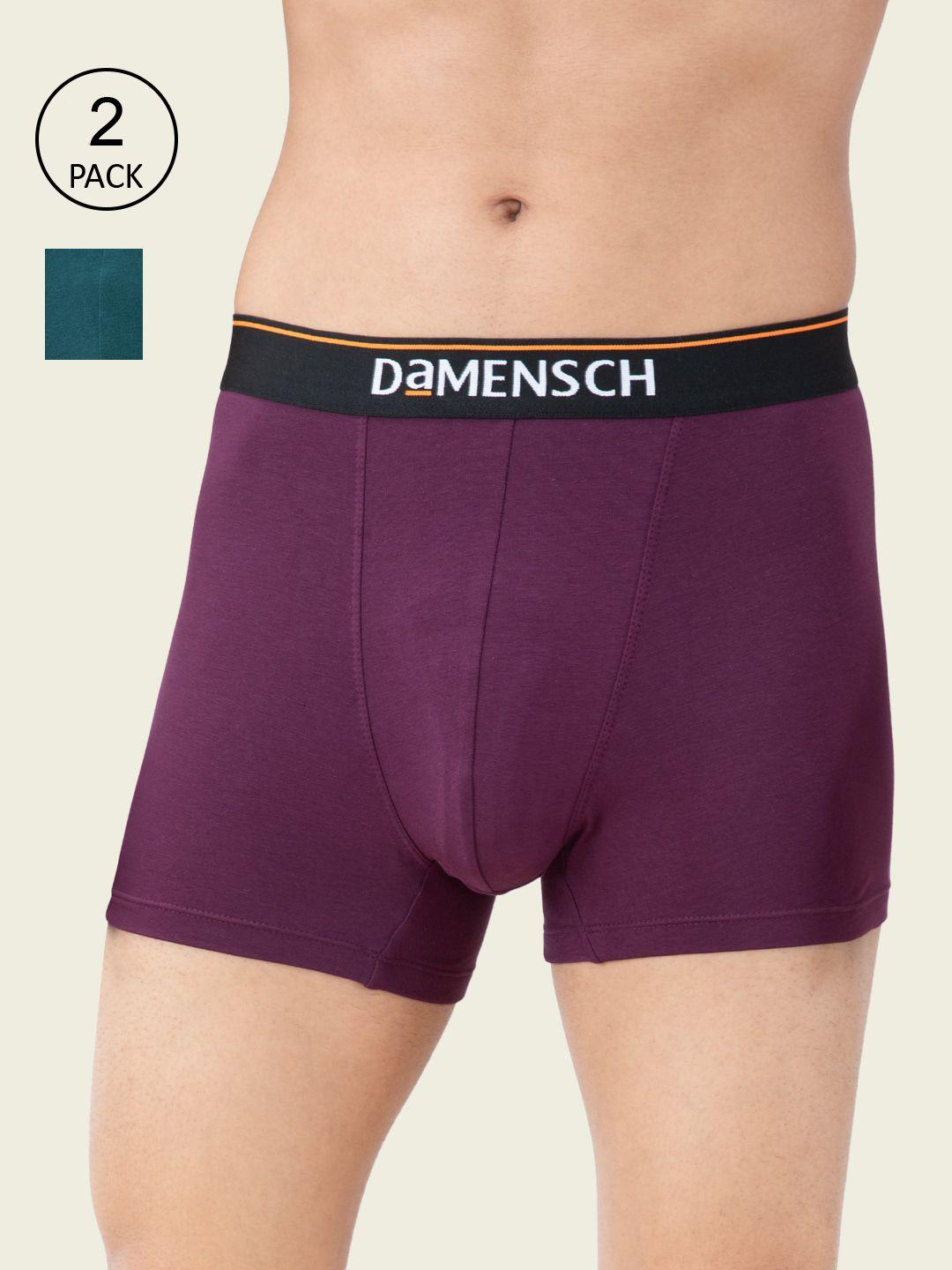 damensch men pack of 2 solid trunk dam-cts-t-vov-ttu-pack-2