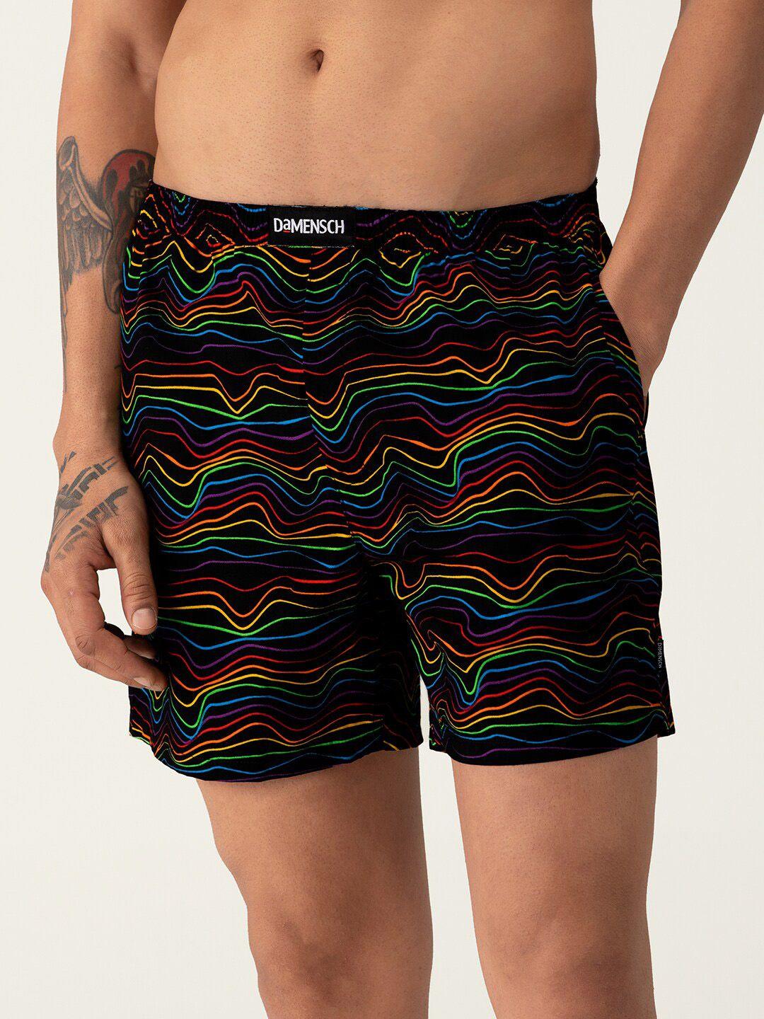 damensch men printed ultra-light cotton regular fit boxer