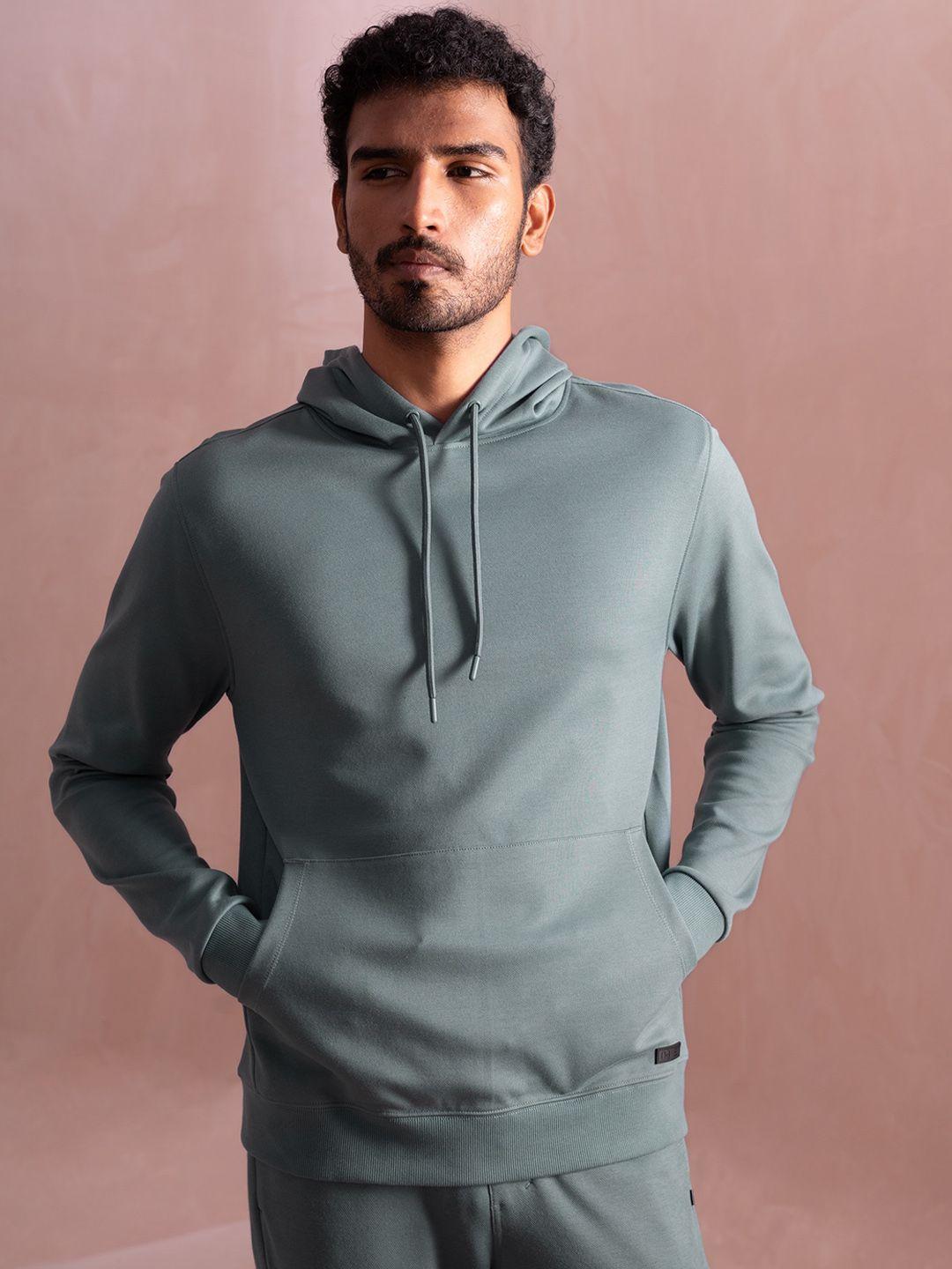 damensch statement elemental soft premium cotton blend hooded sweatshirt