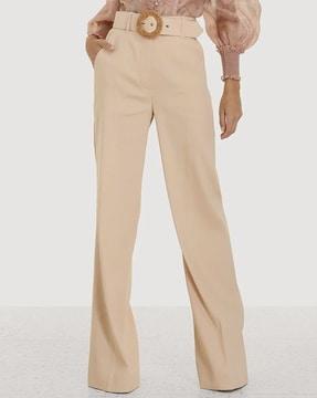 dancer wide leg pants with belt