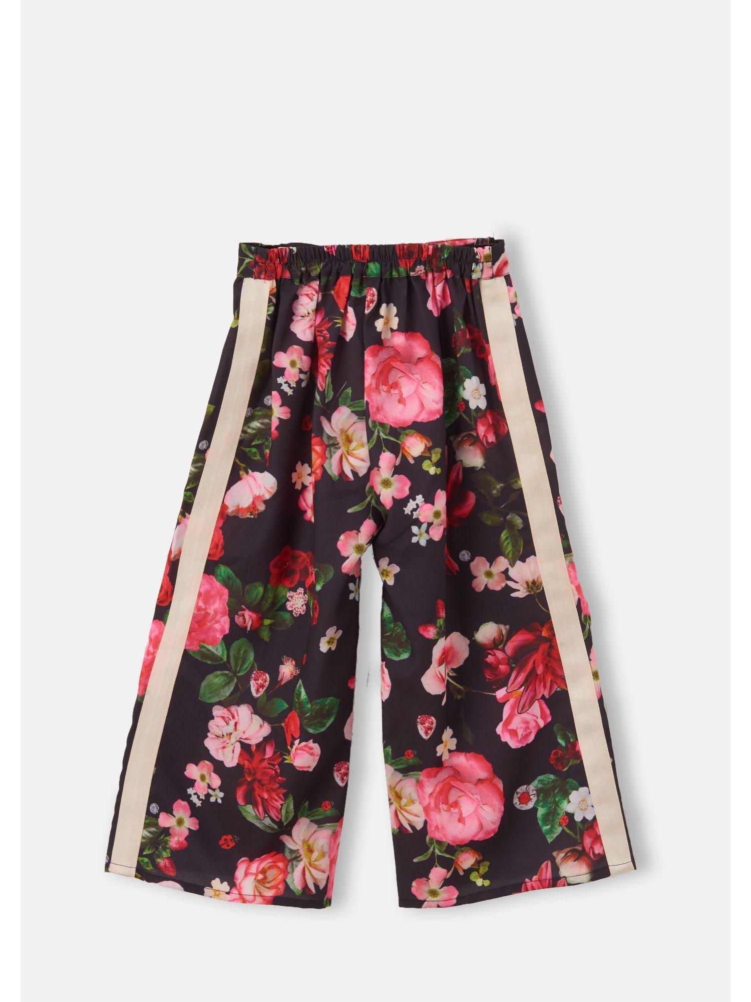 dani navy floral culotte