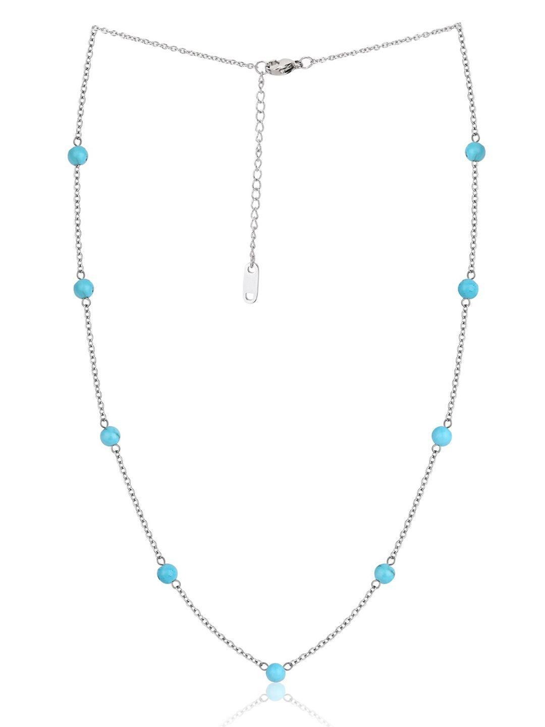 daniel klein artificial beads minimal necklace