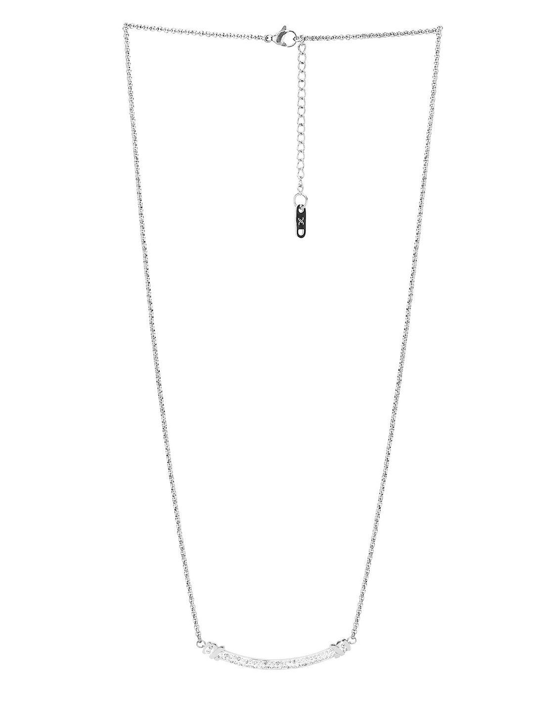 daniel klein artificial stones minimal necklace