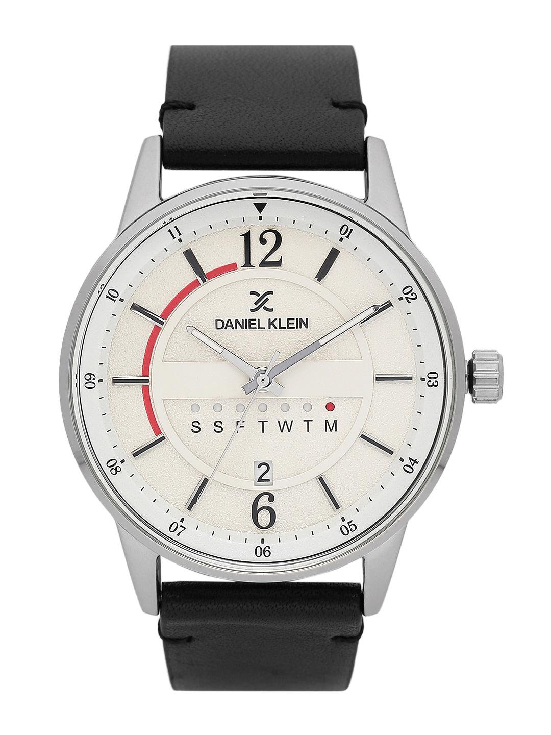 daniel klein premium men off-white analogue watch dk11650-1