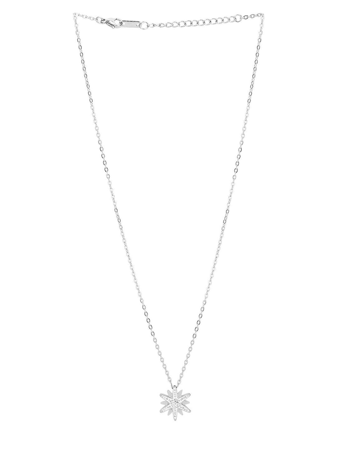 daniel klein stone studded pendant chain