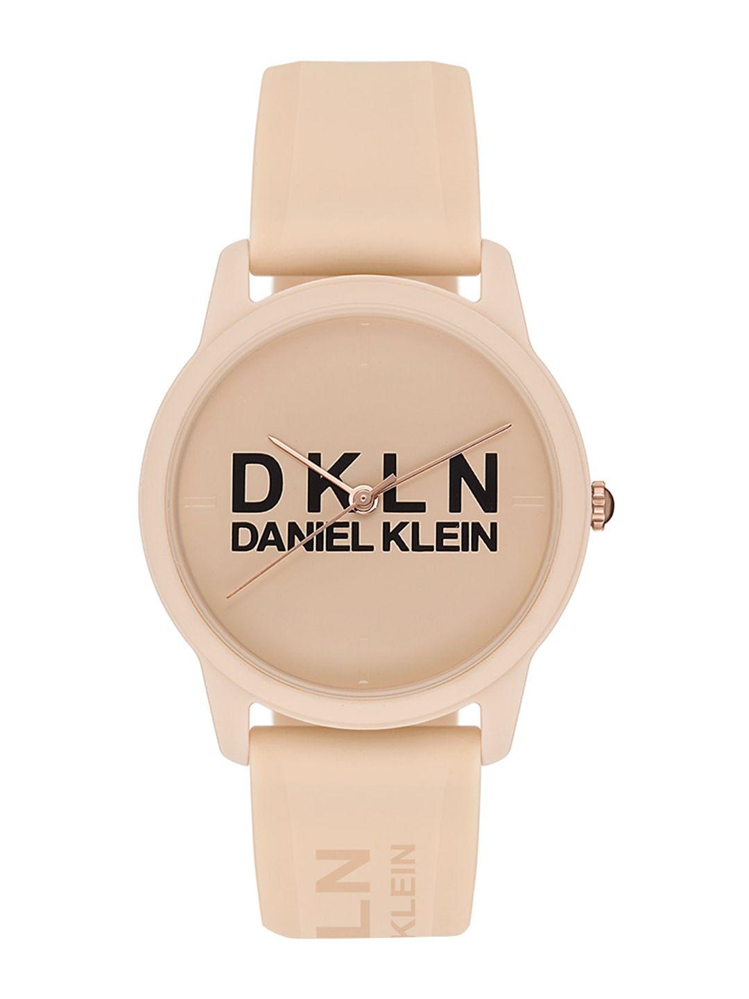 daniel klein women printed dial & straps analogue watch dk 1 12645-7